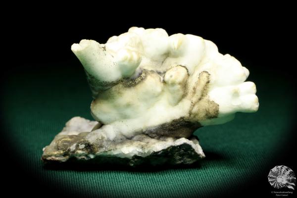 Iron bloom on Calcite a mineral