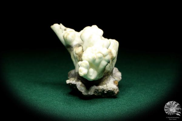 Iron bloom on Calcite a mineral