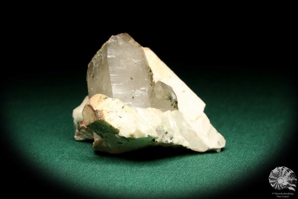 Rock crystal XX with Orthoclase XX (19999) a mineral from Germany | Minerals | From Germany