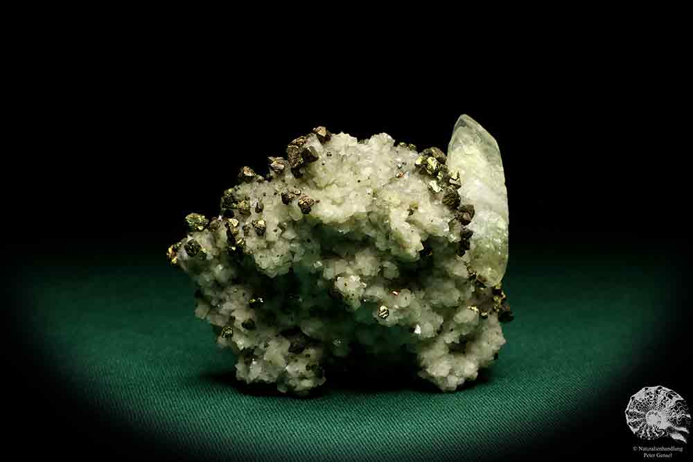 Calcite XX and Chalcopyrite XX on Ankerite XX a mineral