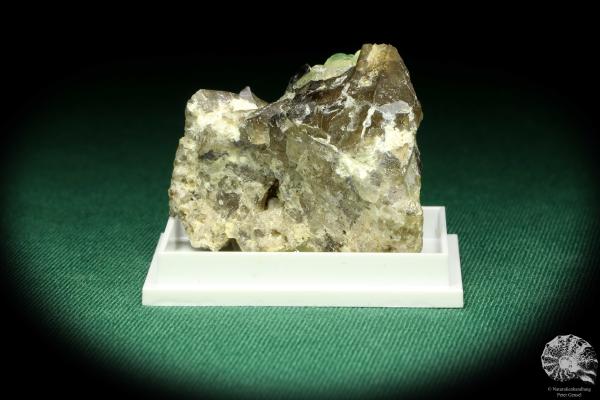 Hyalit auf Rauchquarz (20511) eine Kleinstufe aus Namibia | Mineralien | Kleinstufen