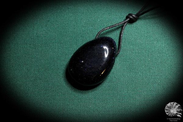 Blue Goldstone (2143) a gem from minerals from China | Nature jewelry | From Minerals