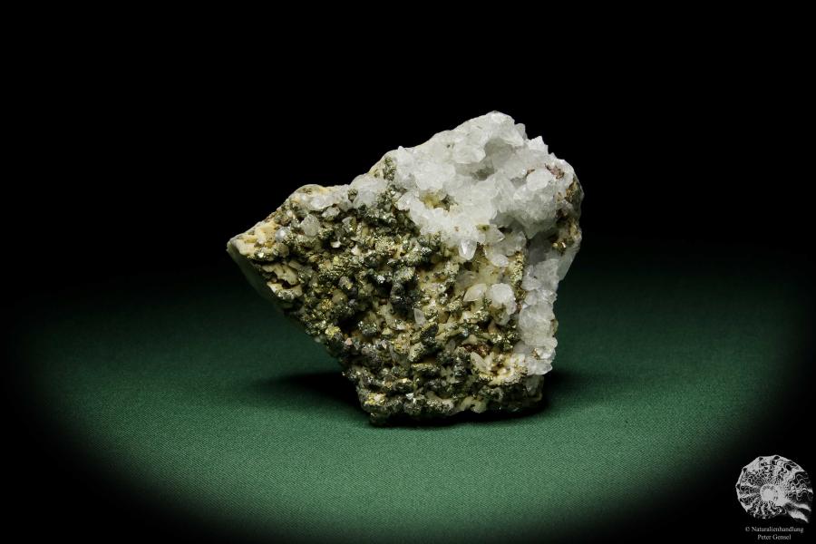 Chalcopyrite XX & Dolomite XX on Calcite XX (12571) a mineral from Germany | Minerals | From Germany