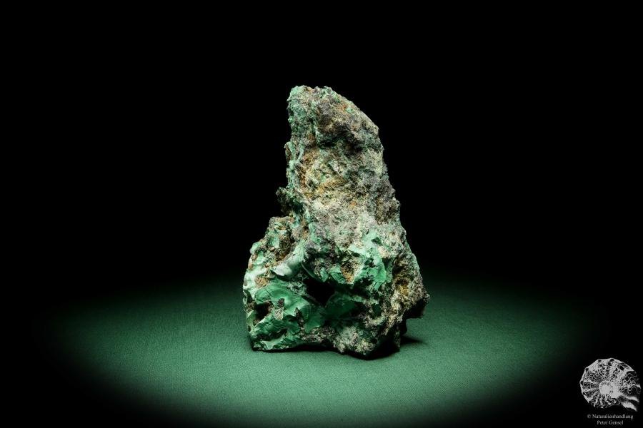 Malachite XX on Malachite & Limonite & Kaolinte (15055) a mineral from Africa | Minerals | Global