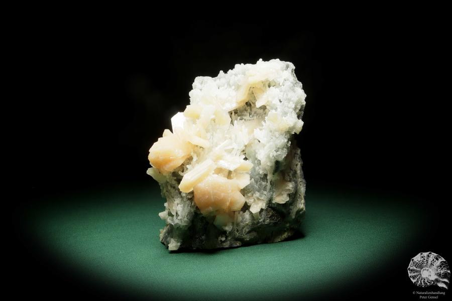 Quarz XX - Stalaktiten mit Stilbit XX (15079) ein Mineral aus Indien | Mineralien | Weltweit