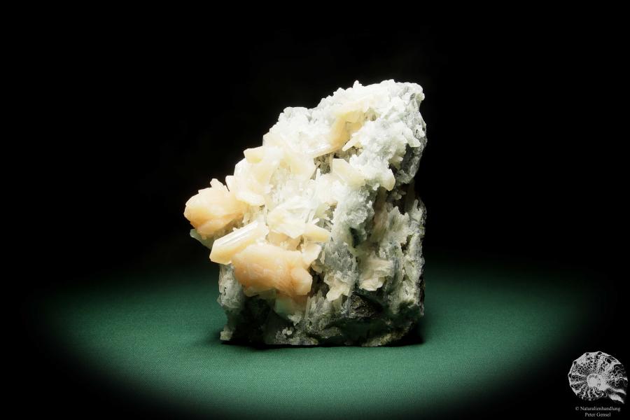 Quarz XX - Stalaktiten mit Stilbit XX (15079) ein Mineral aus Indien | Mineralien | Weltweit