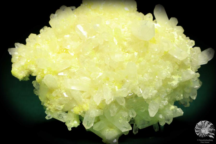 Celestine XX on Sulfur (19944) a mineral from Poland | Minerals | Global