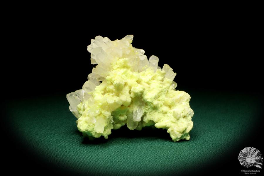 Celestine XX on Sulfur a mineral