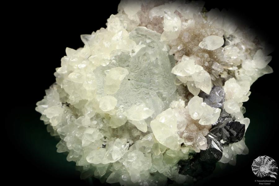 Fluorite XX & Calcite XX & Sphalerite XX (20111) a mineral from Mexico | Minerals | Global