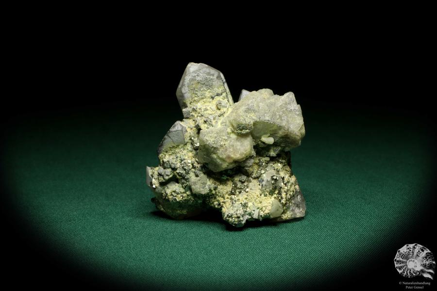 Quarz XX mit Fluorit XX & Pyrit XX (20159) ein Mineral aus Kasachstan | Mineralien | Weltweit