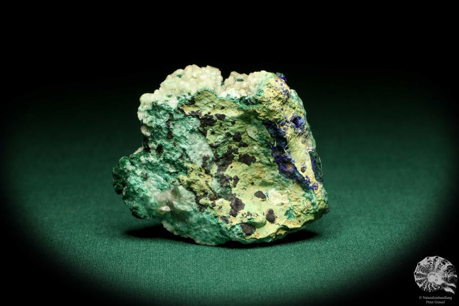 Cerussite XX with Malachite and Azurite XX (20165) a mineral from Namibia | Minerals | Global