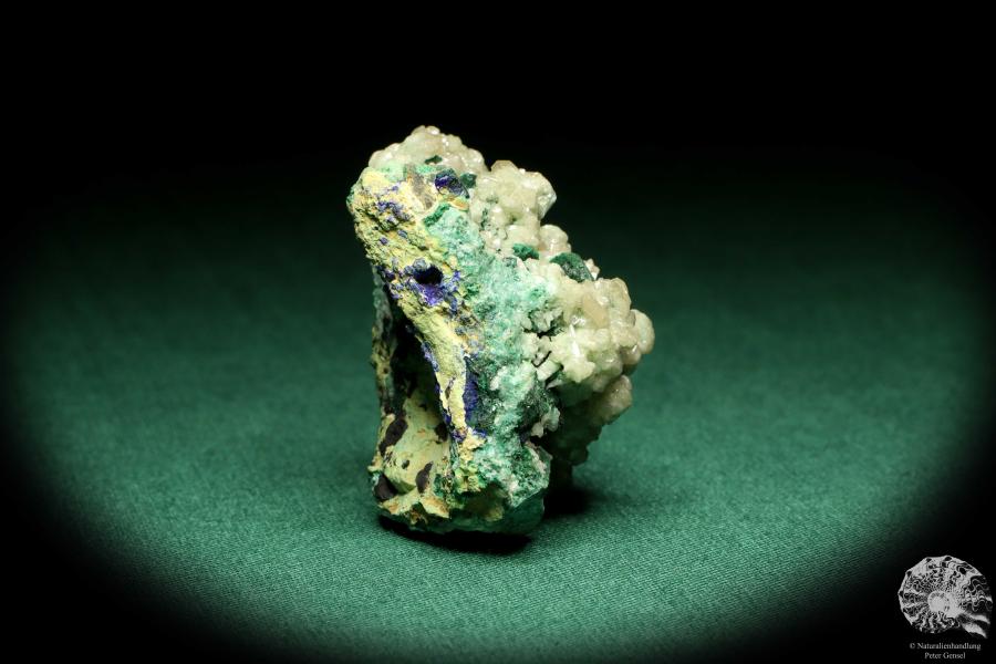 Cerussite XX with Malachite and Azurite XX (20165) a mineral from Namibia | Minerals | Global