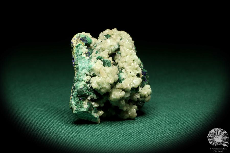 Cerussite XX with Malachite and Azurite XX (20165) a mineral from Namibia | Minerals | Global