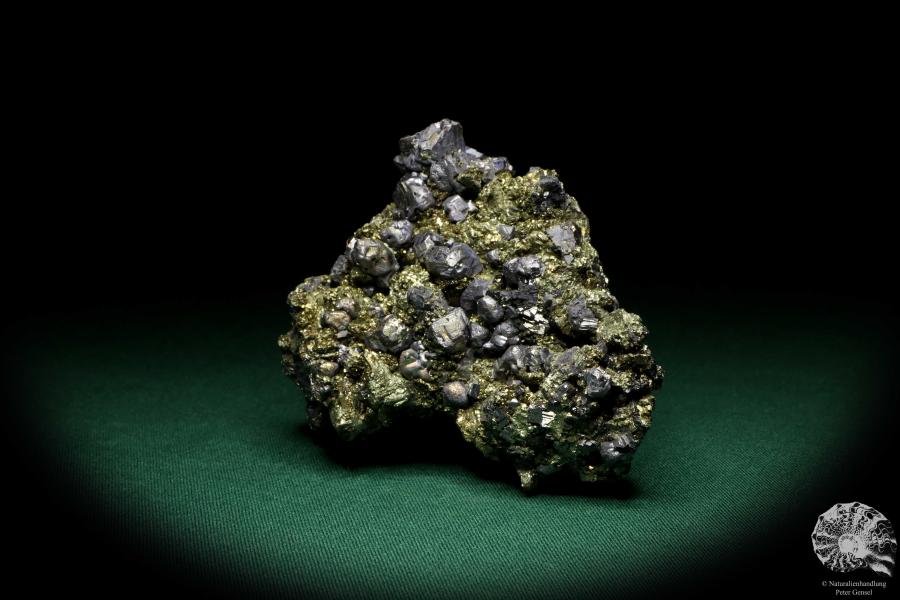 Galentite XX & Pyrite XX (20236) a mineral from Romania | Minerals | Global