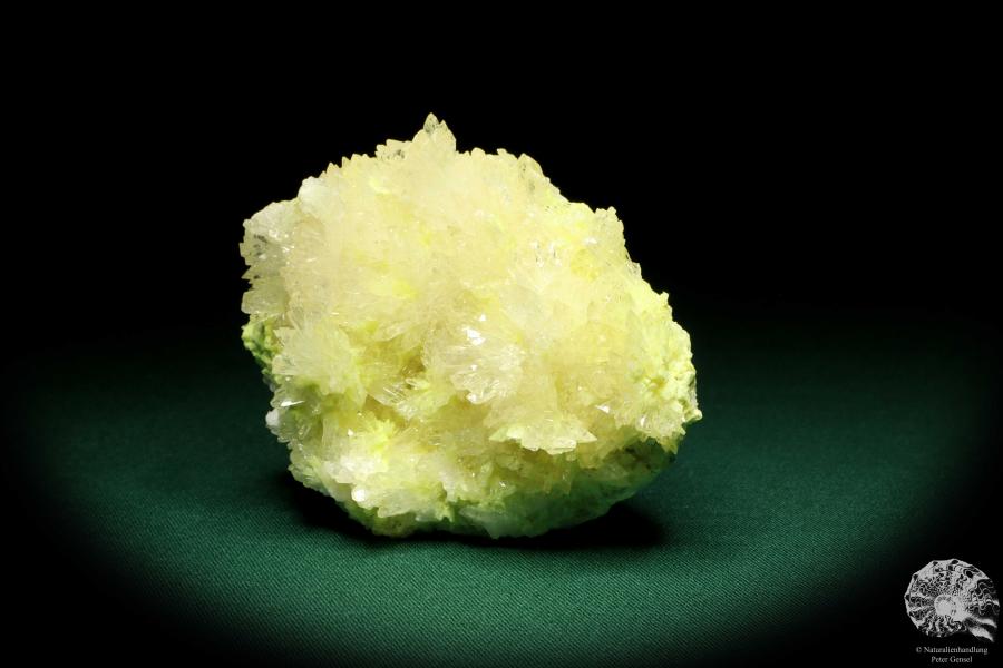 Celestine XX on Sulphur XX (20240) a mineral from Poland | Minerals | Global