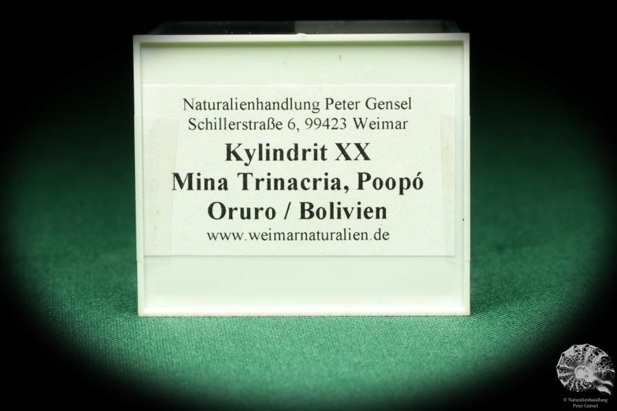 Kylindrit XX (20458) eine Kleinstufe aus Bolivien | Mineralien | Kleinstufen