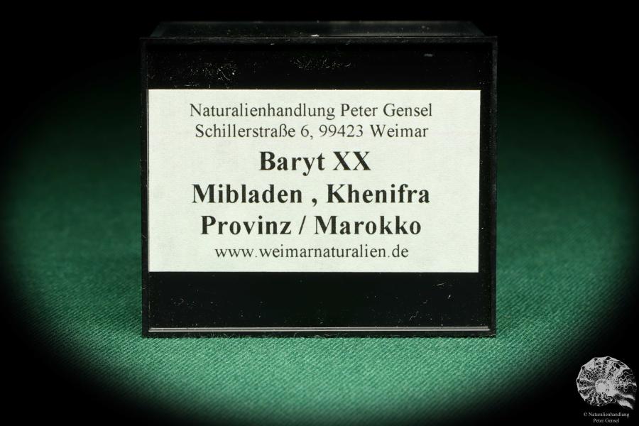 Baryt XX (20614) eine Kleinstufe aus Marokko | Mineralien | Kleinstufen