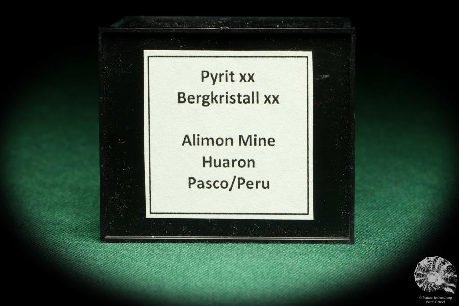 Pyrite XX & Rock Crystal XX (20650) a thumbnail from Peru | Minerals | Thumbnails