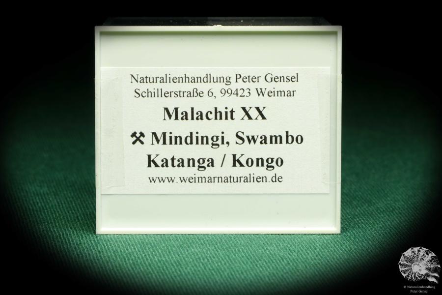 Malachit XX (20678) eine Kleinstufe aus DR Kongo | Mineralien | Kleinstufen