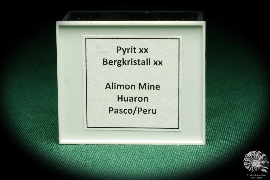 Pyrite XX & Rock Crystal XX (20687) a thumbnail from Peru | Minerals | Thumbnails