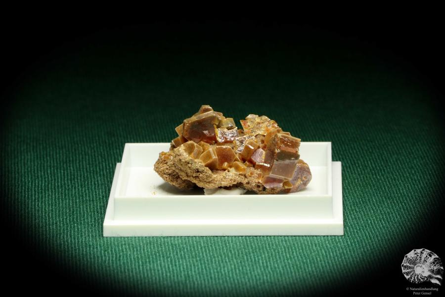 Vanadinite XX on Baryte (20703) a thumbnail from Morocco | Minerals | Thumbnails