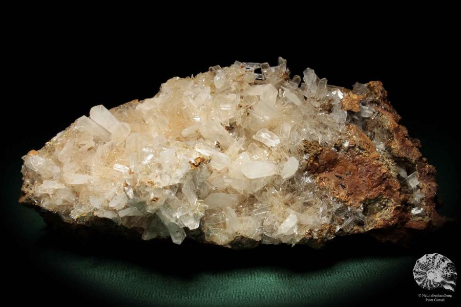 Hemimorphit XX auf Limonit ein Mineral