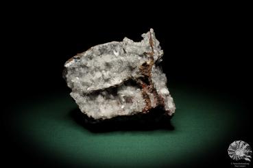 Hemimorphite XX on Limonite (5579) a mineral from Mexico | Minerals | Global